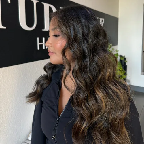Luxury hair color transformation, Studio One Fresno