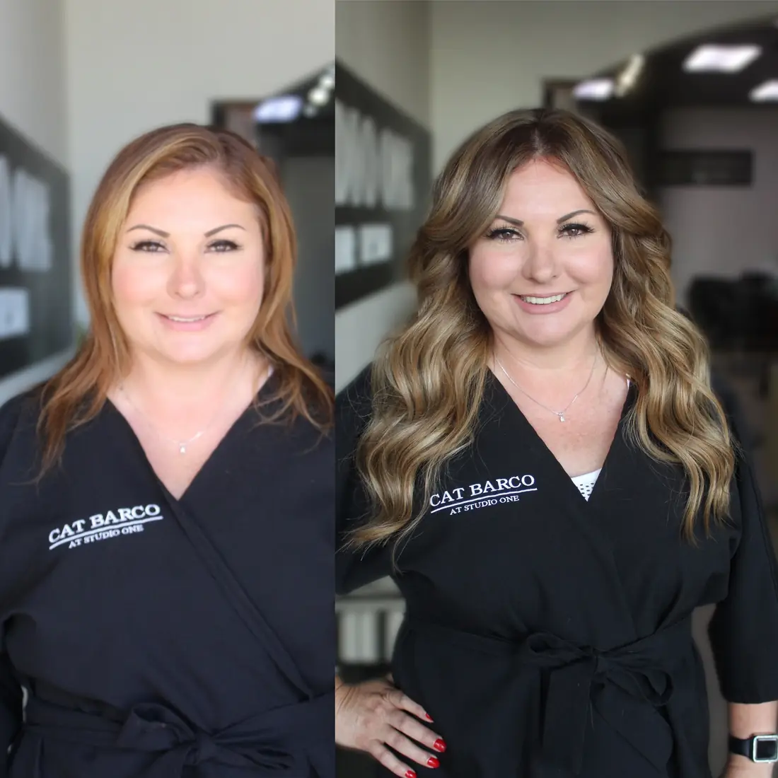 Hair extensions and color in one visit, Studio One Fresno