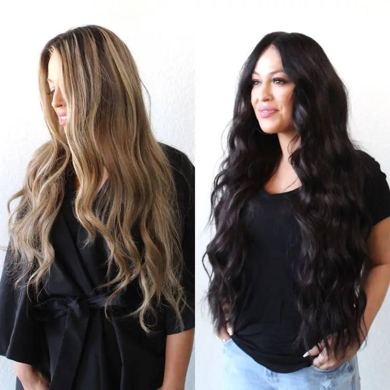 NBR hair extension transformation