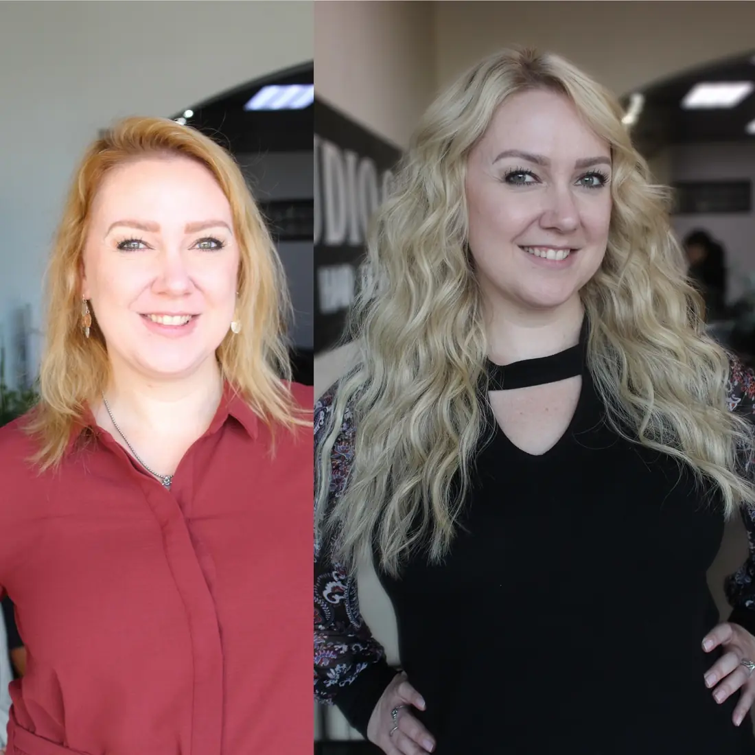 Hair extensions and color in one visit, Studio One Fresno