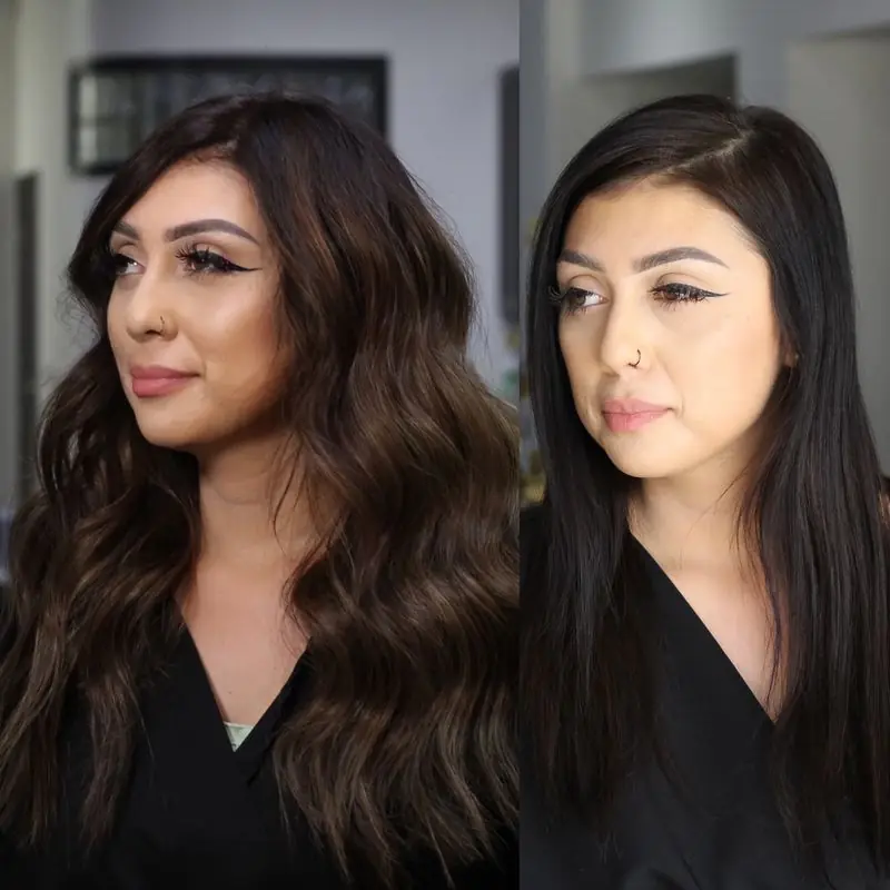 NBR hair extension transformation