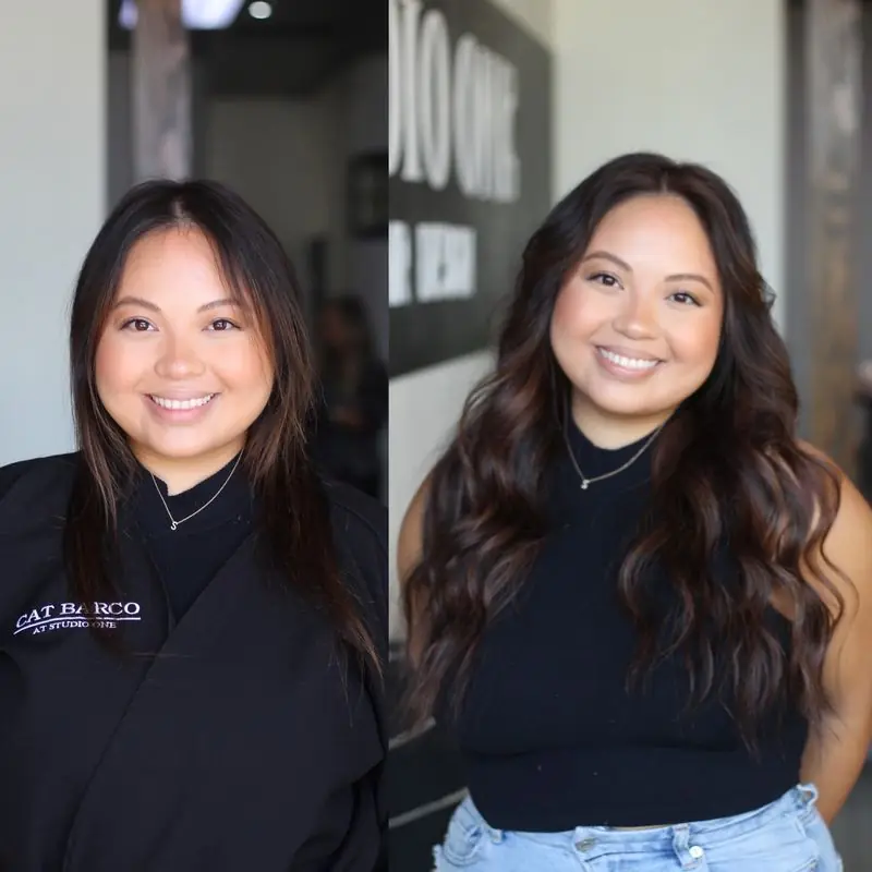 NBR hair extension transformation