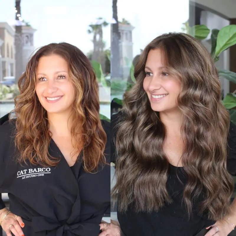 NBR hair extension transformation