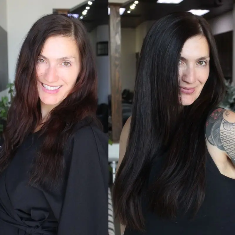 NBR hair extension transformation