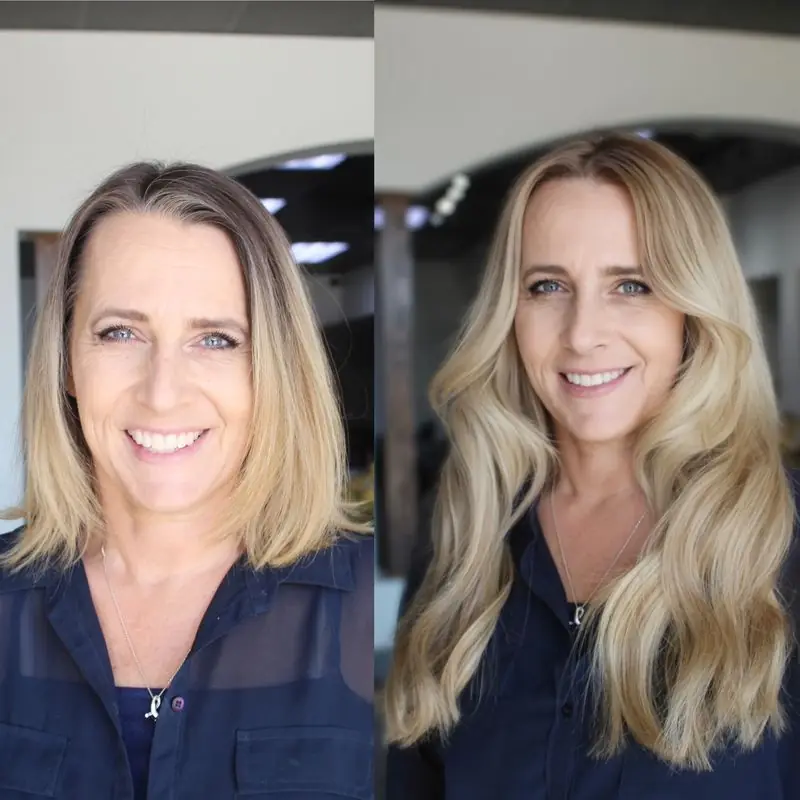 NBR hair extension transformation