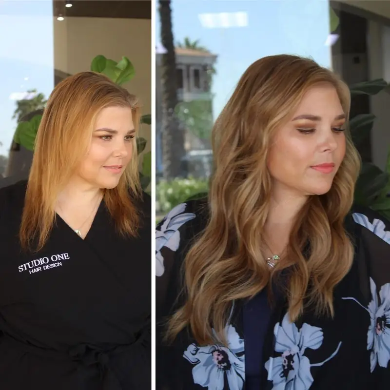 NBR hair extension transformation