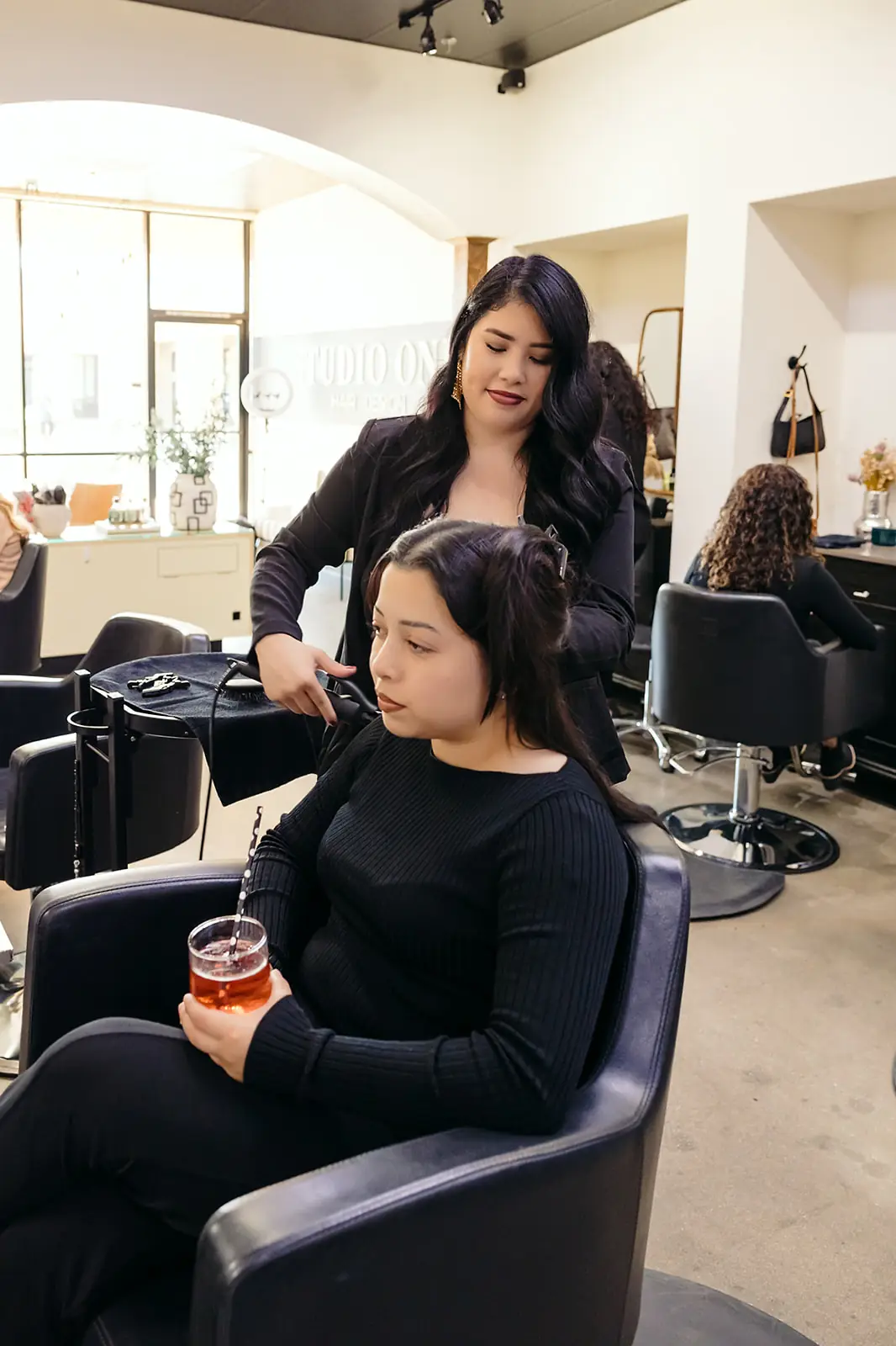 Inside Studio One salon